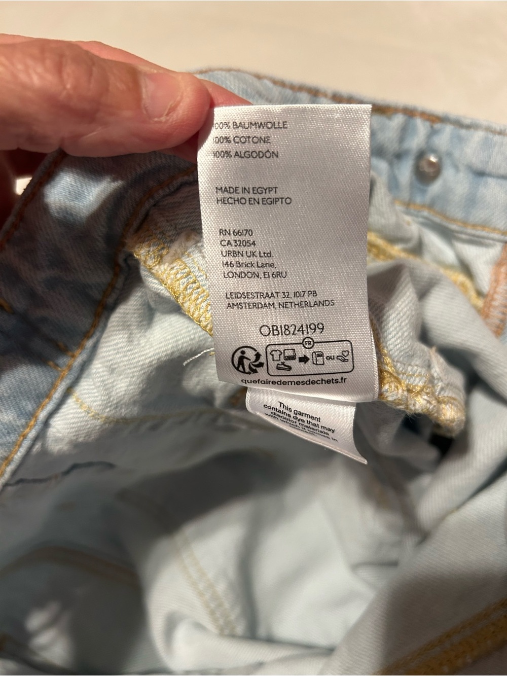 We the Free Palmer Cuffed Jeans in Daydream Blue - Picture 8 of 8